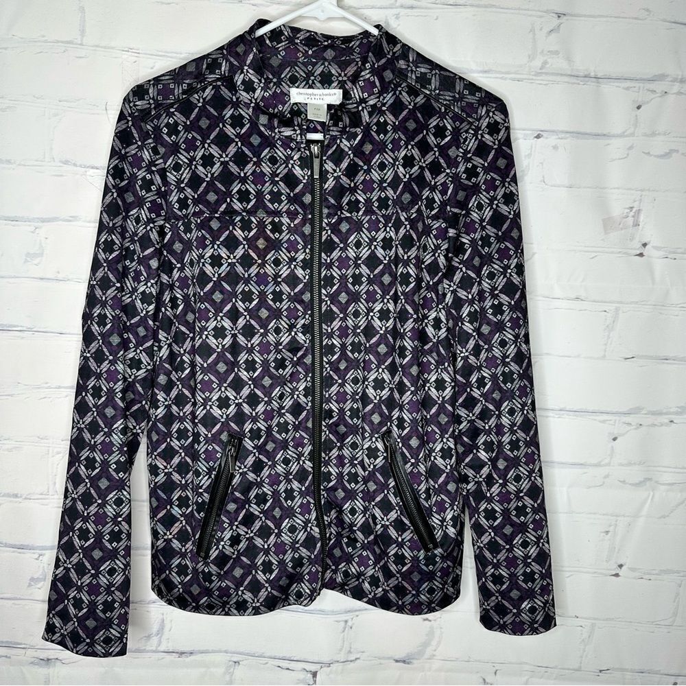 Christopher &‎ Banks medium purple petite jacket